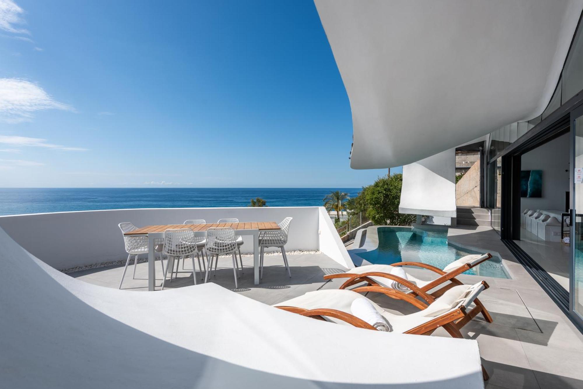Rentitspain Casa Del Acantilado Piscina Climatizada Salobrena Bagian luar foto