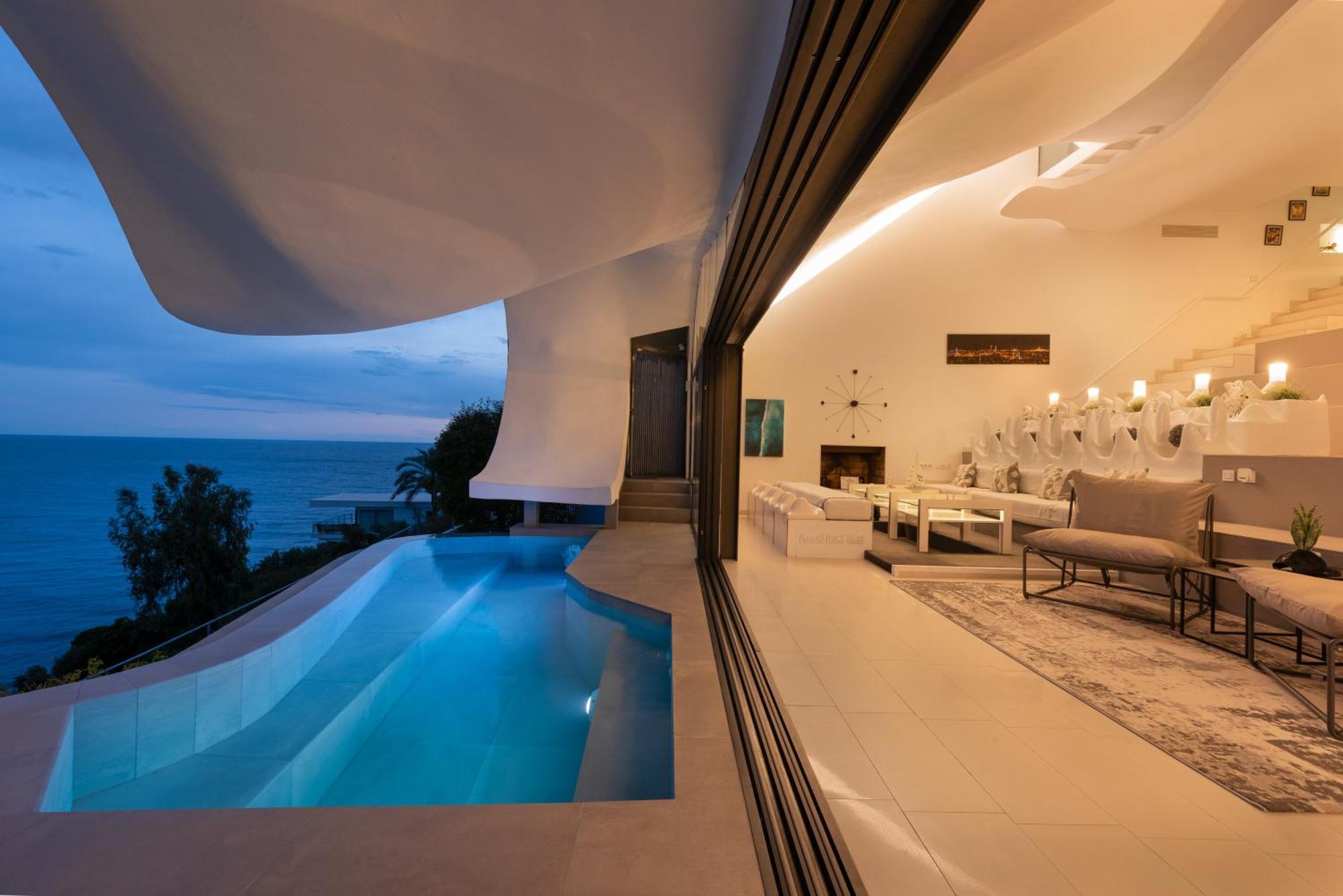 Rentitspain Casa Del Acantilado Piscina Climatizada Salobrena Bagian luar foto