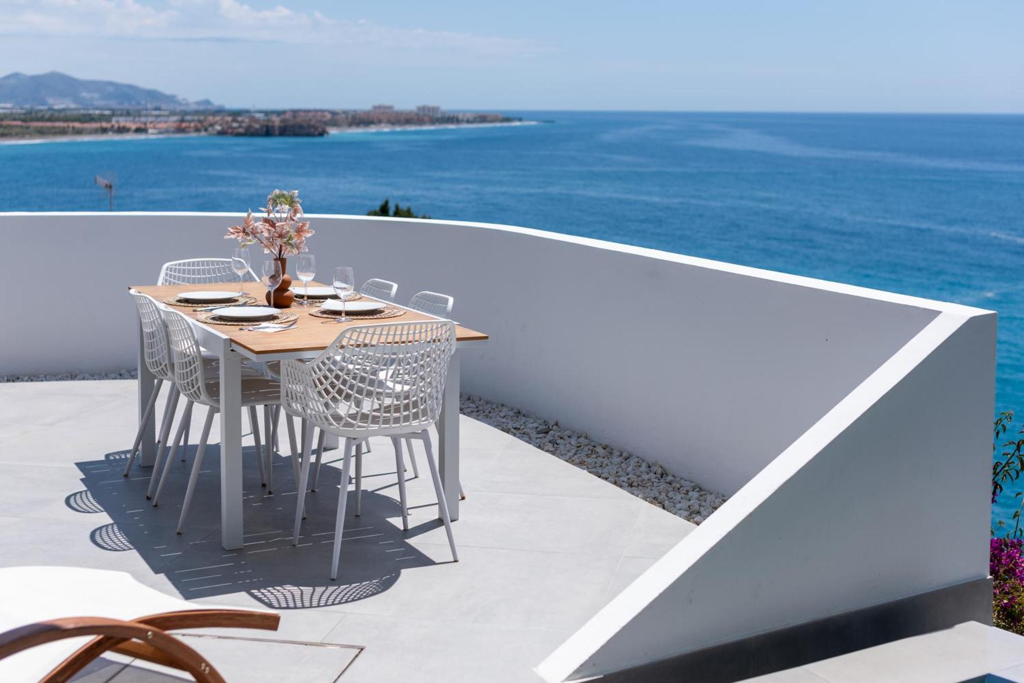 Rentitspain Casa Del Acantilado Piscina Climatizada Salobrena Bagian luar foto
