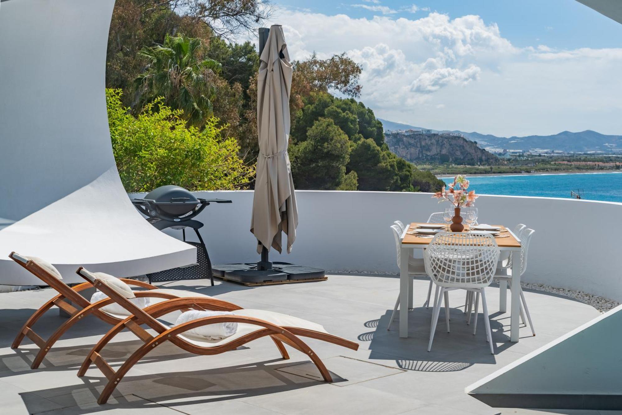 Rentitspain Casa Del Acantilado Piscina Climatizada Salobrena Bagian luar foto