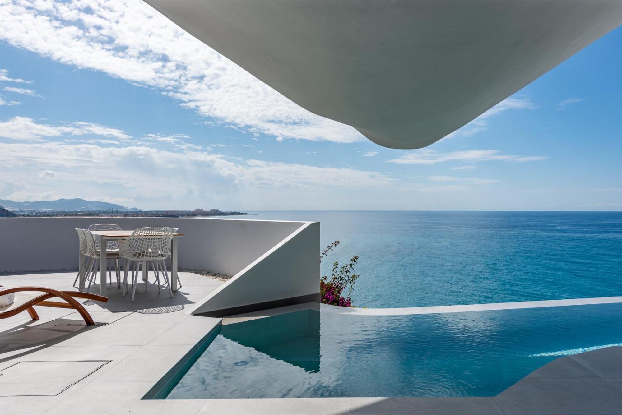 Rentitspain Casa Del Acantilado Piscina Climatizada Salobrena Bagian luar foto