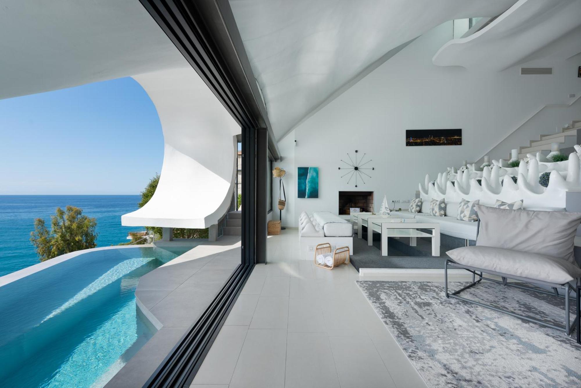 Rentitspain Casa Del Acantilado Piscina Climatizada Salobrena Bagian luar foto