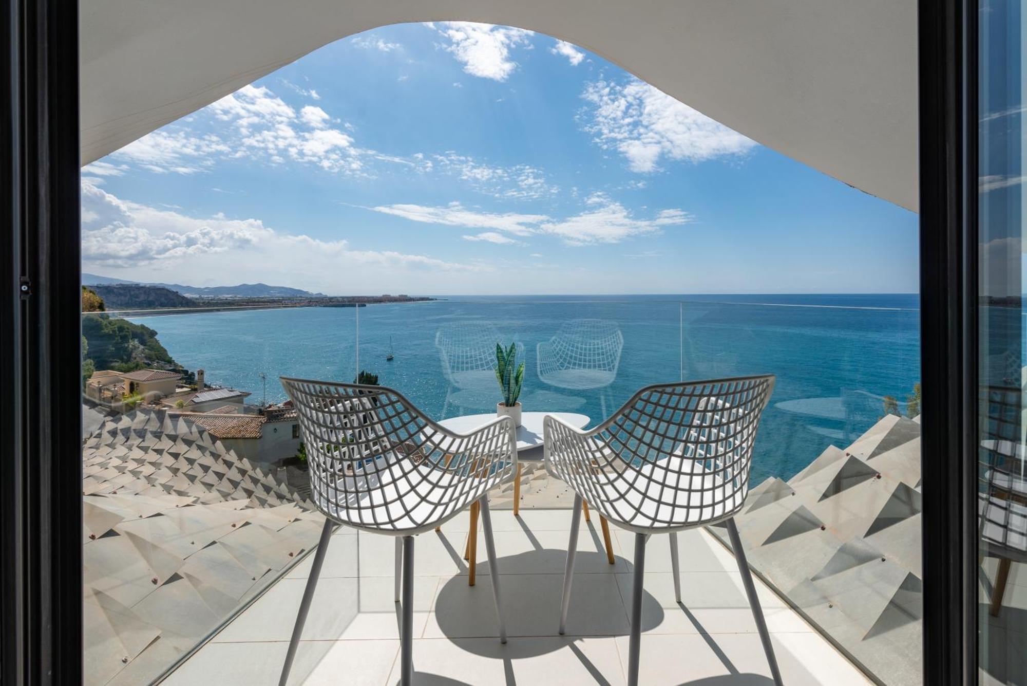 Rentitspain Casa Del Acantilado Piscina Climatizada Salobrena Bagian luar foto