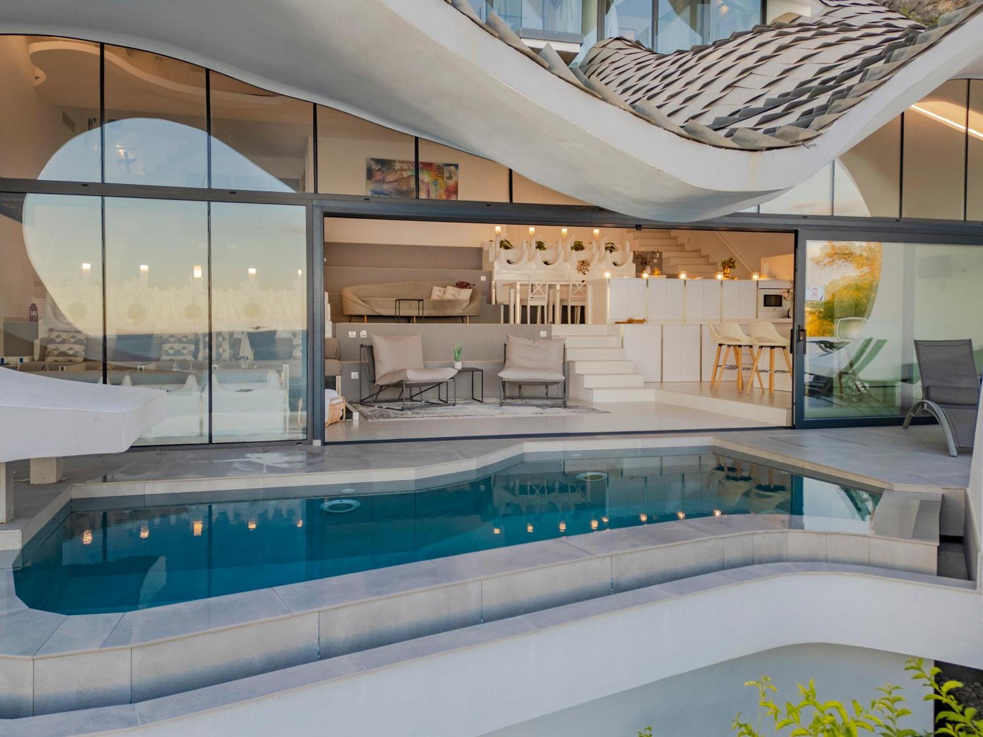 Rentitspain Casa Del Acantilado Piscina Climatizada Salobrena Bagian luar foto