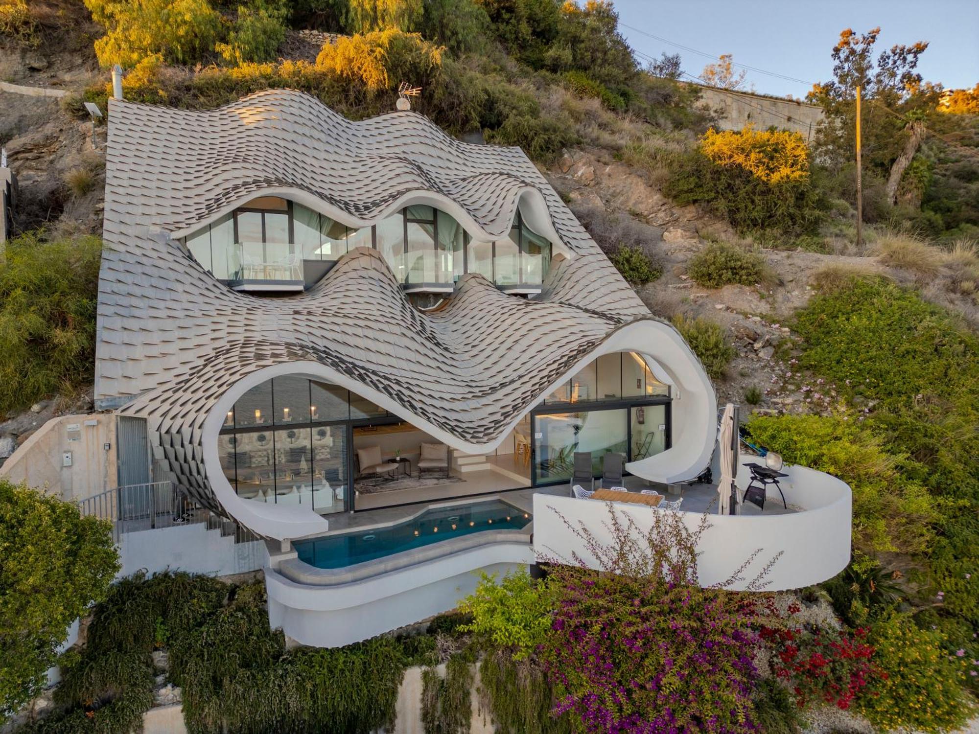 Rentitspain Casa Del Acantilado Piscina Climatizada Salobrena Bagian luar foto