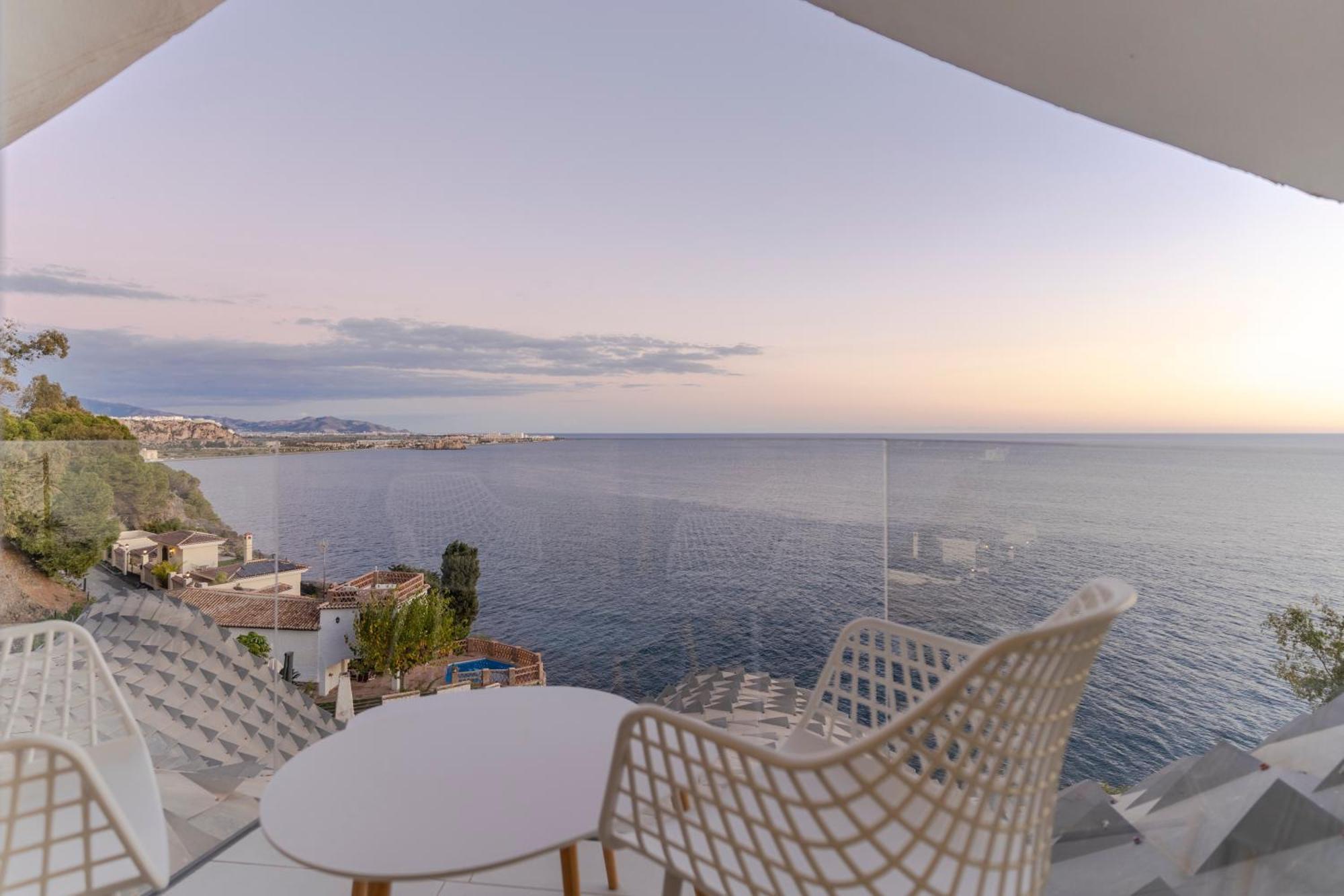 Rentitspain Casa Del Acantilado Piscina Climatizada Salobrena Bagian luar foto