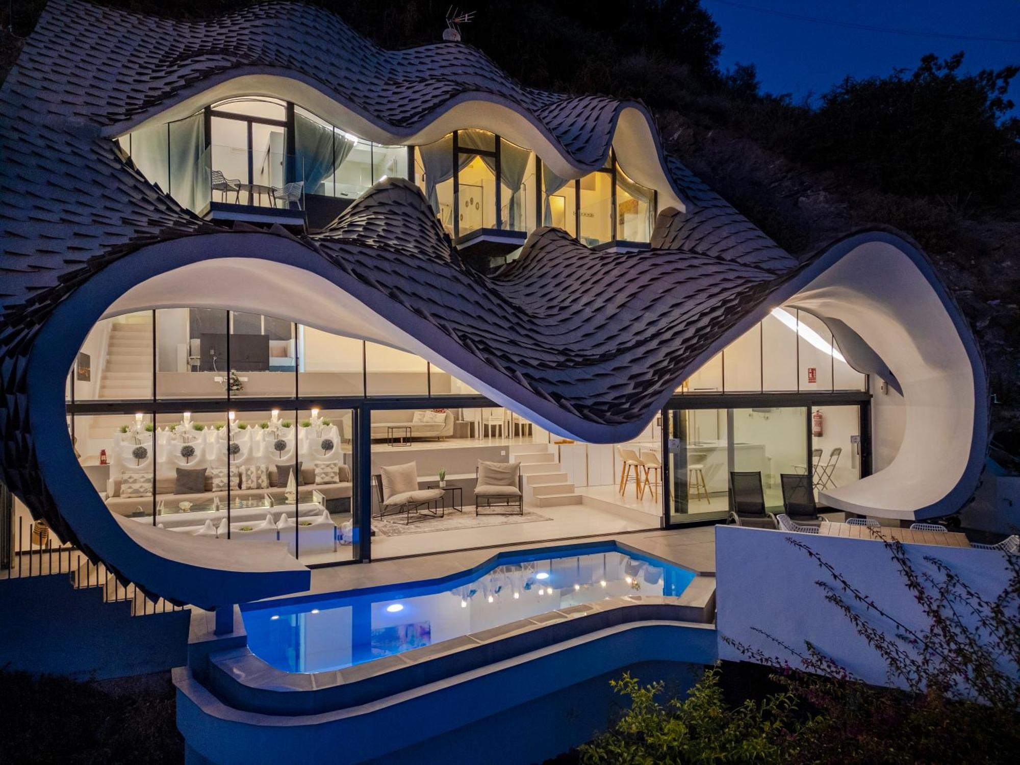 Rentitspain Casa Del Acantilado Piscina Climatizada Salobrena Bagian luar foto